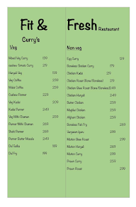 Fit & Fresh Restaurant menu 1