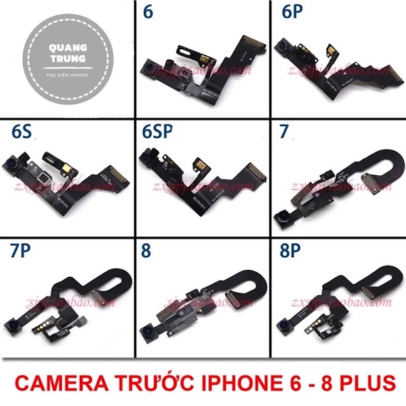 Camera Trước Lp 6/ 6P/ 6S/ 6Sp/ 7/ 7P/ 8/ 8P Zin Bóc Máy Bảo Hành 6 Tháng