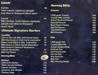 Ultimate BBQs menu 1