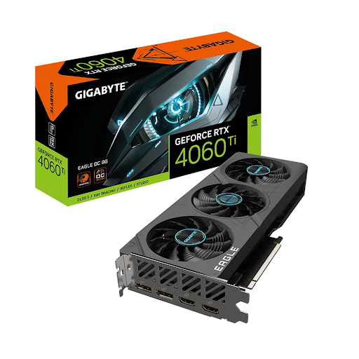 Card màn hình GIGABYTE GeForce RTX 4060 Ti EAGLE OC 8G 8GB GDDR6 (GV-N406TEAGLE OC-8GD)