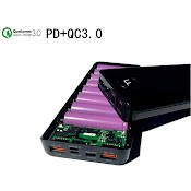 Box Sạc Dự Phòng 8 Cell Chuẩn Sạc Nhanh Qc3.0+Pd Dùng Pin 18650 Có Lcd Hiển Thị, Chưa Có Pin