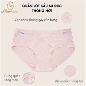 Quần Lót Bầu Và Sau Sinh Su Đúc Cạp Chéo Thông Hơi Đồ Lót Chip Bà Bầu Không Đường May Bigsize Mitamum 830