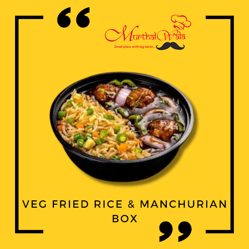Veg Fried Rice & Manchurian Box