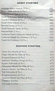 Its Lucknowi menu 7