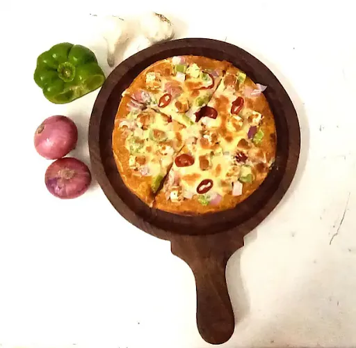 Salami Chicken Pizza [Medium 6 Slice ]