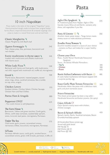 C'Est La Vie - Pizzas, Pastas & Burgers menu 