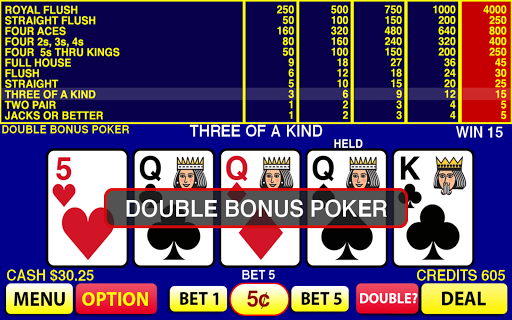 Double Bonus Poker