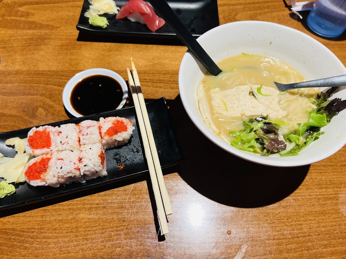 Gluten-Free at Great Falls Hokkaido Ramen & Sushi Bar