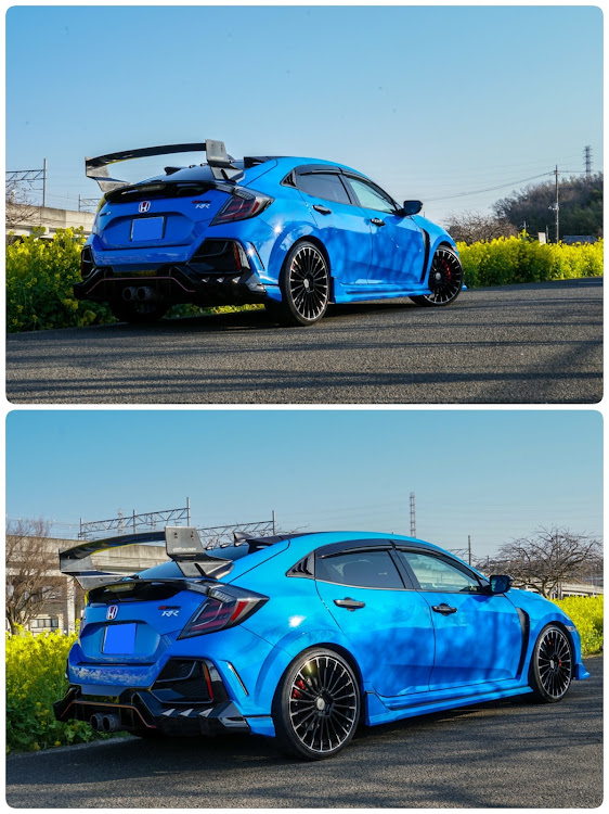 シビックタイプRのシビックタイプR・やっぱ春は桜だよね・菜の花と桜と愛車・ドローンはモノ選びが重要・横浜市営地下鉄に関するカスタム事例の投稿画像6枚目