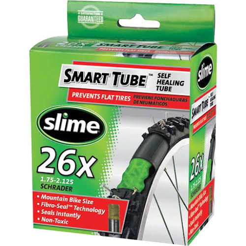 Slime Self-Sealing Tube 26"x 1.75-2.125" , Schrader Valve