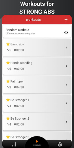 Screenshot Perfect abs - Six Pack workout