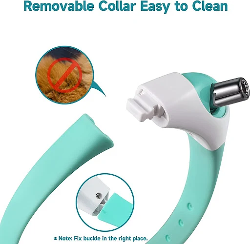 ATUBAN Pet Smart Cat Laser Collar Cat Toys, Electric Smart Amusing Collar for Kitten, Interactive Cat Toys, Pet Exercise