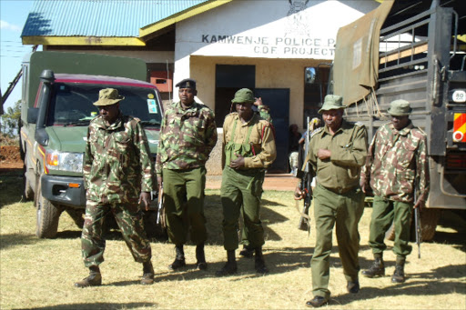 Administration Police officers Laikipia West