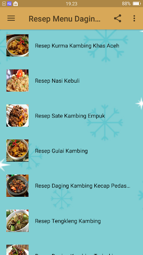 Resep Menu Daging Kambing  Tips