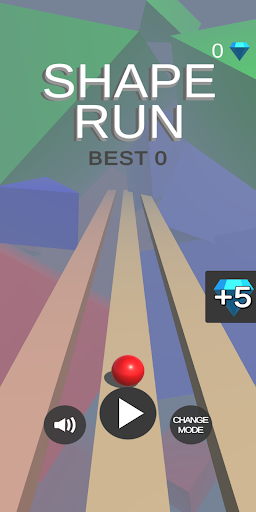 Shape Run - 3d - v1