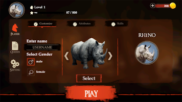 The Rhinoceros Screenshot