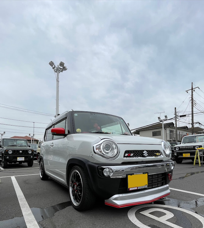ハスラーのぶつけられて・板金修理・ハスラー女子・車が好きな人と繋がりたい・いいね！をしてくれた人に感謝✨に関するカスタム事例の投稿画像1枚目