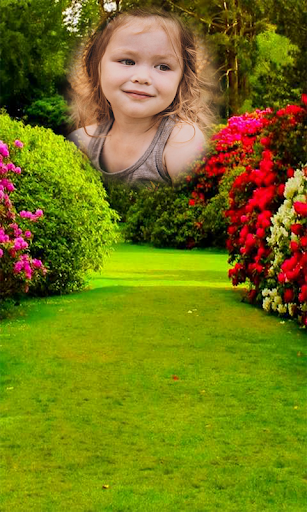 Beautiful Garden Photo Set Karne Wala Frame App