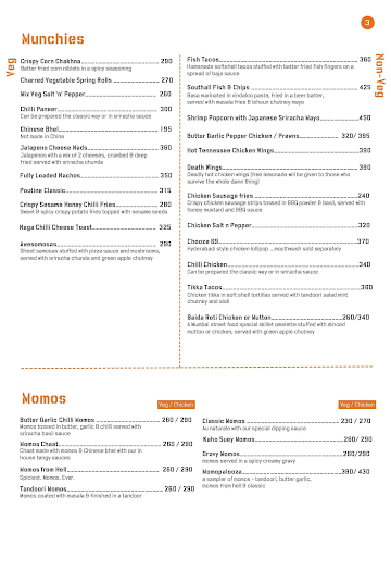 Social menu 