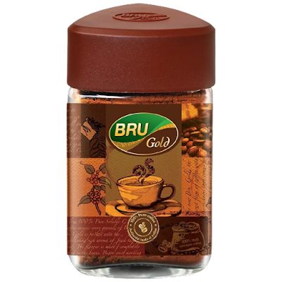Bru Gold Instant Coffee Powder Bottle