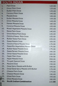 Dhananjayalu Stall menu 7