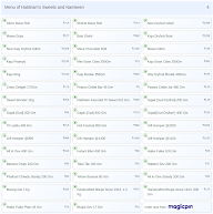 Haldiram's Sweets and Namkeen menu 4