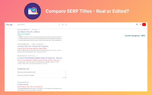 Compare SERP Titles