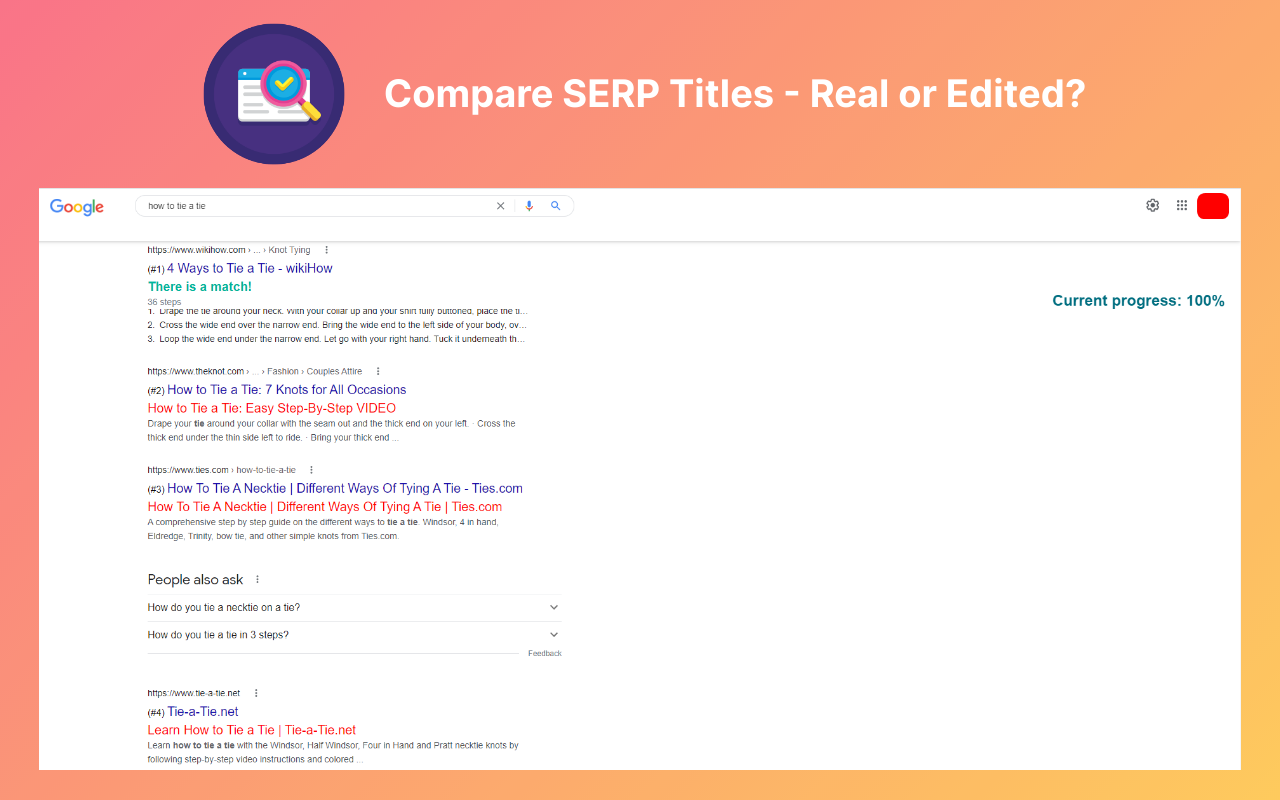 Compare SERP Titles Preview image 1