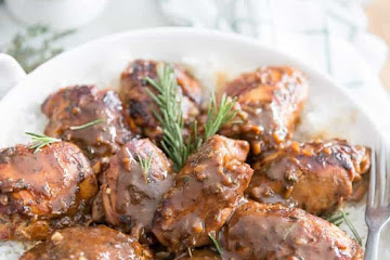 Maple Balsamic Glazed Chicken