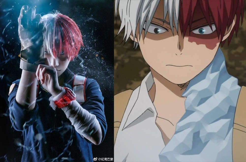 Takuwest Hace un sorprendente Cosplay de Shōto Todoroki del anime “Boku no Hero”