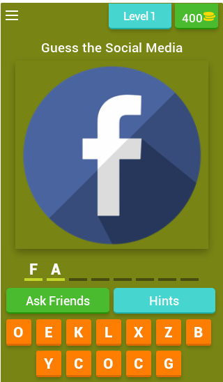 Android application Social Quiz screenshort