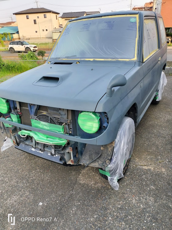 パジェロミニのタカラ塗料・オールペンに関するカスタム事例の投稿画像4枚目