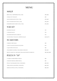 Aarohi 44 The Restrobar menu 1