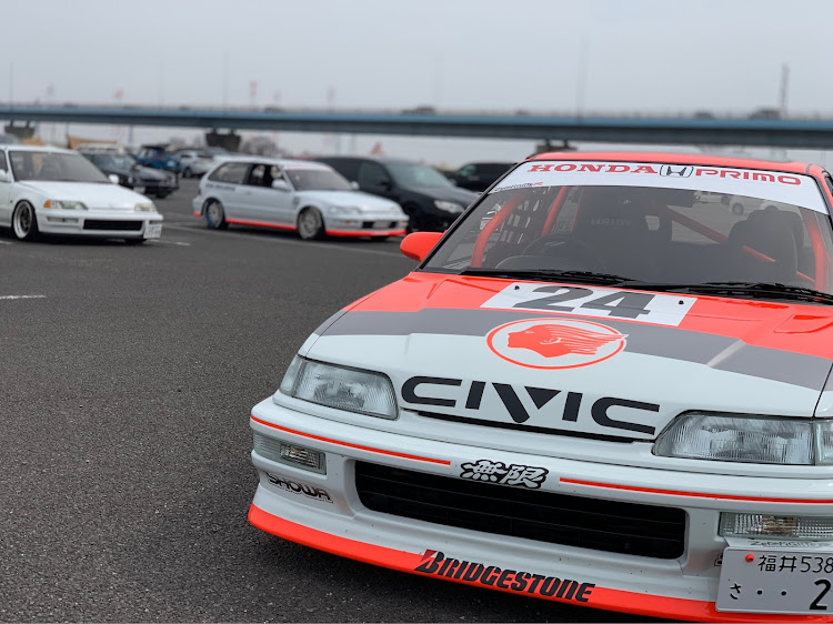 シビックの木曽三川公園MT・四日市港ポートビル・IDEMITSUモーションEF9・明日また投稿編集します、・未完成でとりあえずアップに関するカスタム事例の投稿画像4枚目