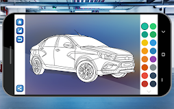 New Russian Cars Coloring Book
