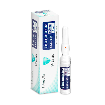 Lincomicina 600 mg/2ml Vitalis Caja x 1 Ampolla  