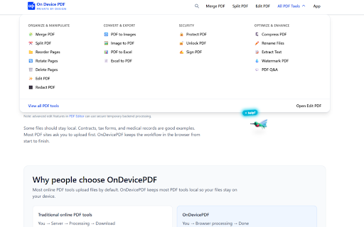 OnDevicePDF - Offline PDF Tools screenshot 2