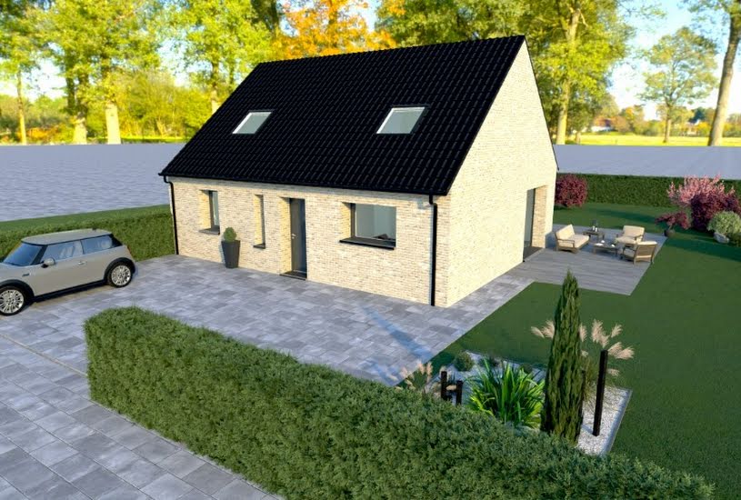  Vente Terrain + Maison - Terrain : 400m² - Maison : 81m² à Herzeele (59470) 