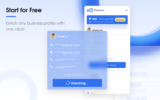 FlashInfo - Business Insights & Contacts