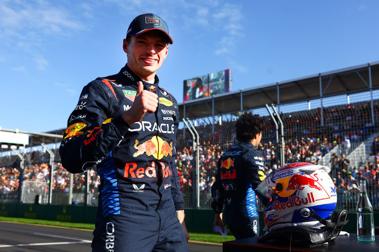 Red Bull's Formula One world champion Max Verstappen took pole position for the Australian Grand Prix on Saturday with Ferrari's Carlos Sainz qualifying alongside on the front row.