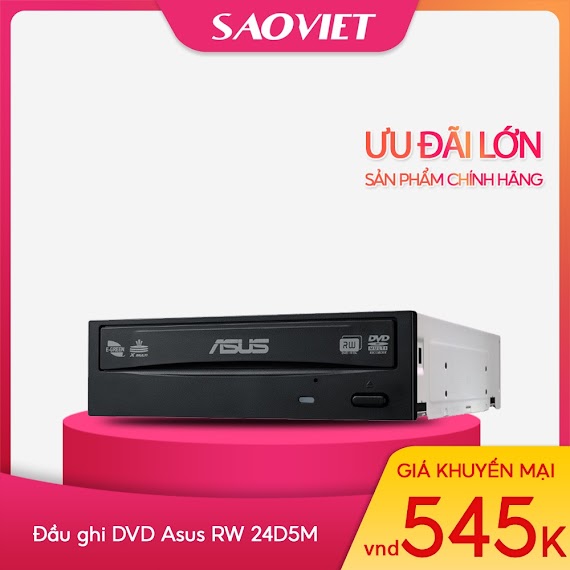 Đầu Ghi Dvd Asus Rw 24D5Mt (Chính Hãng)