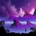 Abstract Mountains Theme