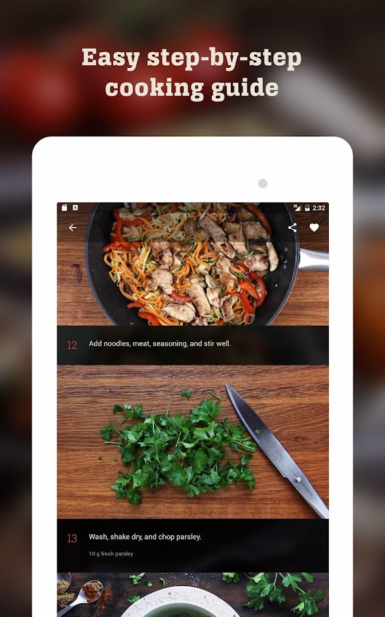    KptnCook - daily new recipes!- screenshot  