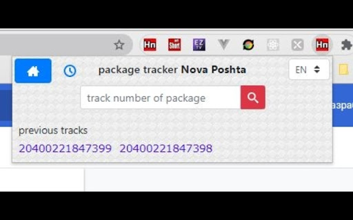 NovaPoshta tracking