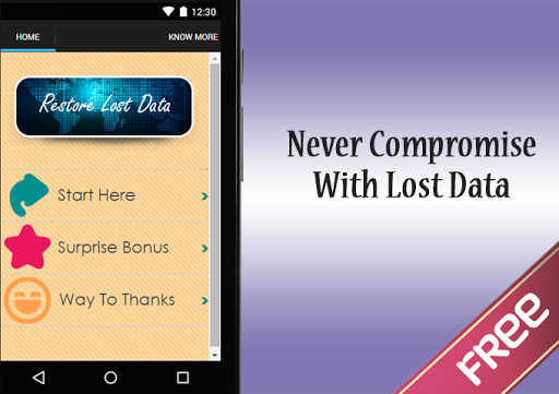 Restore Lost Data Guide