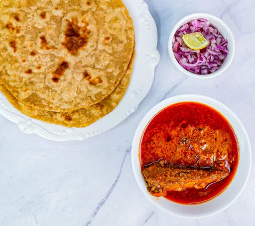 Dhaba Style Chicken & Paratha