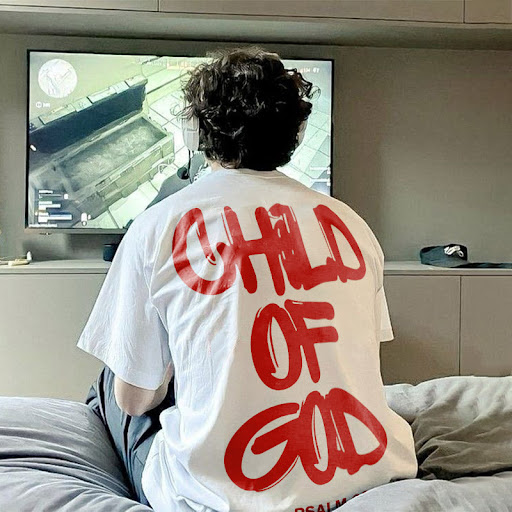 Title 8, "Child Of God" Print T-shirt to express your fa...