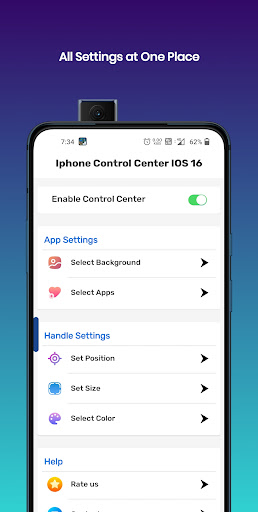 Screenshot iPhone Control Center iOS 16