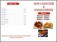 New Laxmi Fish & Kabab Corner menu 1