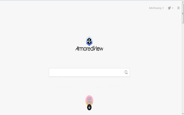 ArmoredView search engine chrome extension